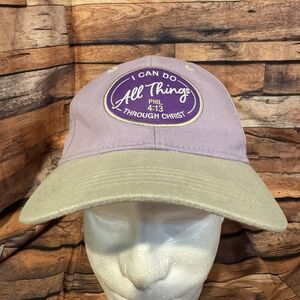 Blessed Girl Philippians 4:13 Hat Cap All Things Through Christ Christian Faith